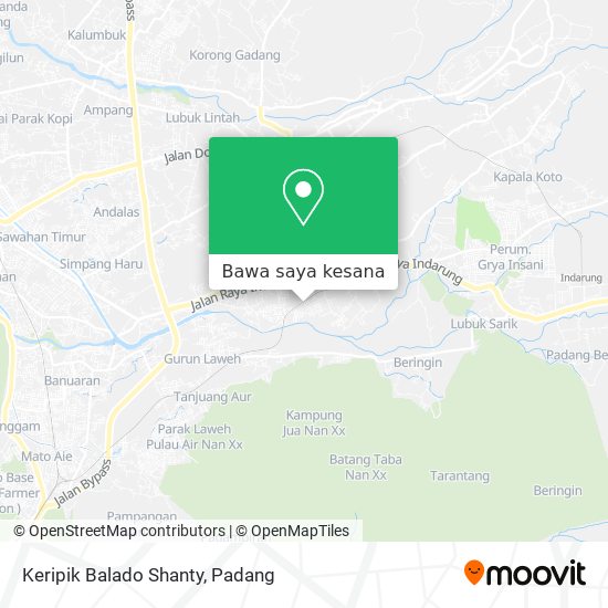 Peta Keripik Balado Shanty