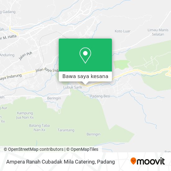Peta Ampera Ranah Cubadak Mila Catering