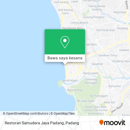 Peta Restoran Samudera Jaya Padang