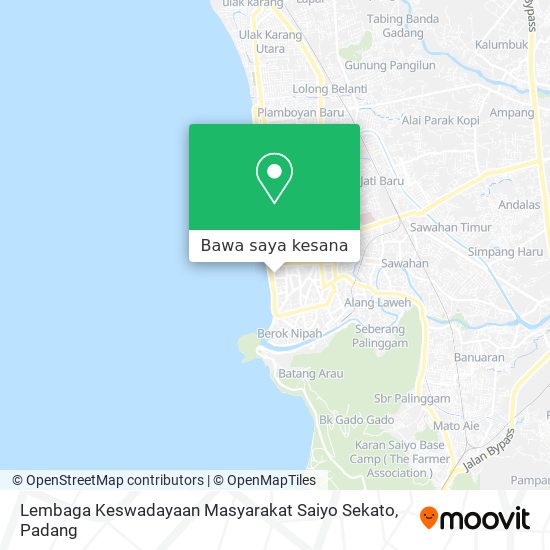 Peta Lembaga Keswadayaan Masyarakat Saiyo Sekato