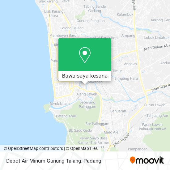 Peta Depot Air Minum Gunung Talang
