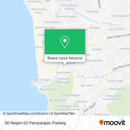 Peta SD Negeri 02 Pampangan