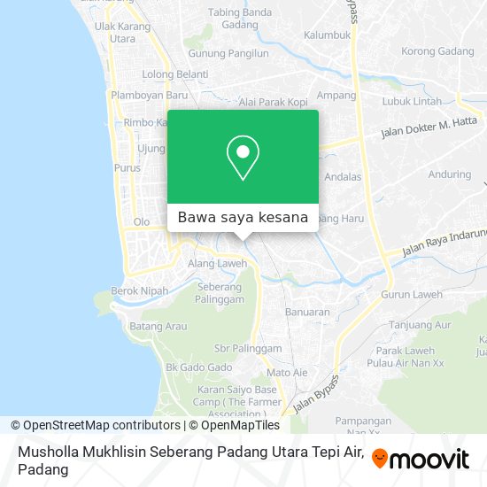 Peta Musholla Mukhlisin Seberang Padang Utara Tepi Air