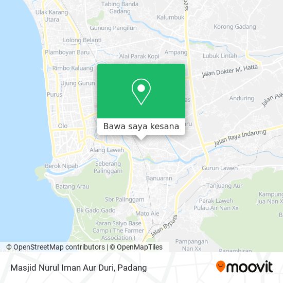 Peta Masjid Nurul Iman Aur Duri