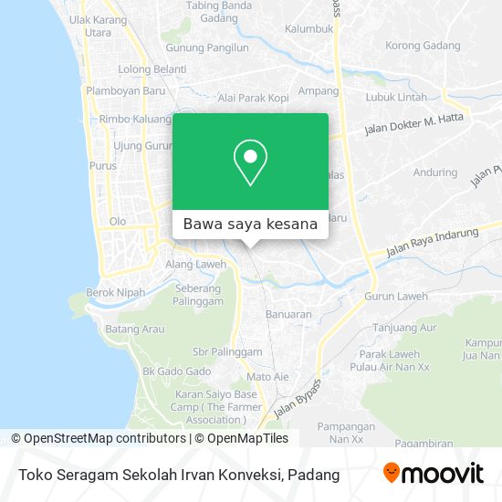 Peta Toko Seragam Sekolah Irvan Konveksi