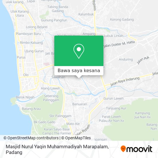 Peta Masjid Nurul Yaqin Muhammadiyah Marapalam