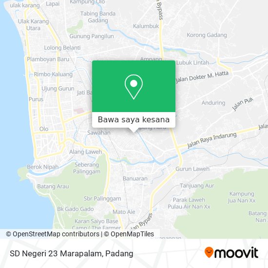 Peta SD Negeri 23 Marapalam