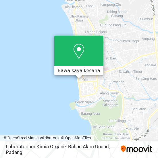 Peta Laboratorium Kimia Organik Bahan Alam Unand