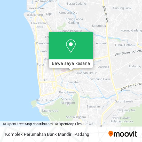 Peta Komplek Perumahan Bank Mandiri