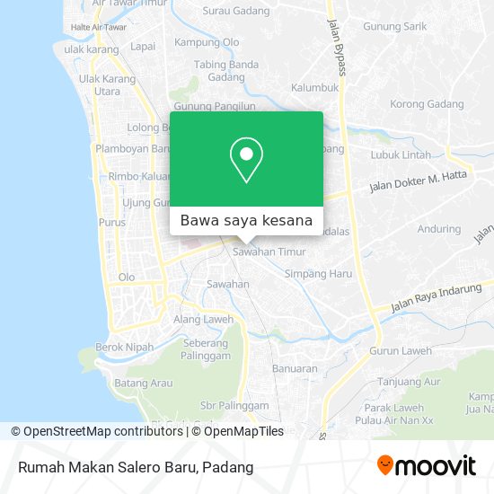 Peta Rumah Makan Salero Baru