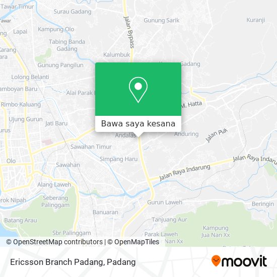 Peta Ericsson Branch Padang