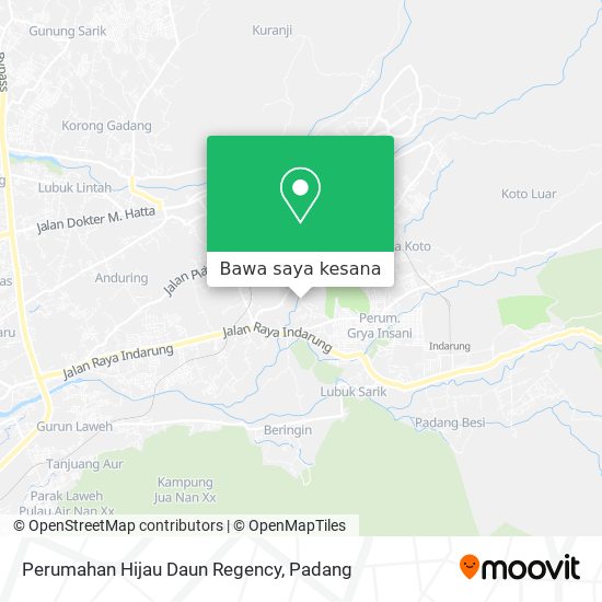 Peta Perumahan Hijau Daun Regency