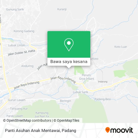 Peta Panti Asuhan Anak Mentawai