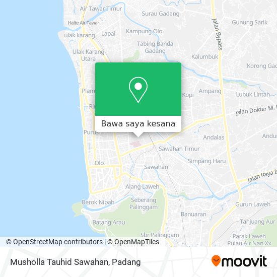 Peta Musholla Tauhid Sawahan