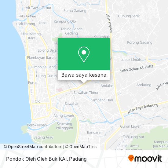 Peta Pondok Oleh Oleh Buk KAI