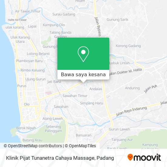 Peta Klinik Pijat Tunanetra Cahaya Massage