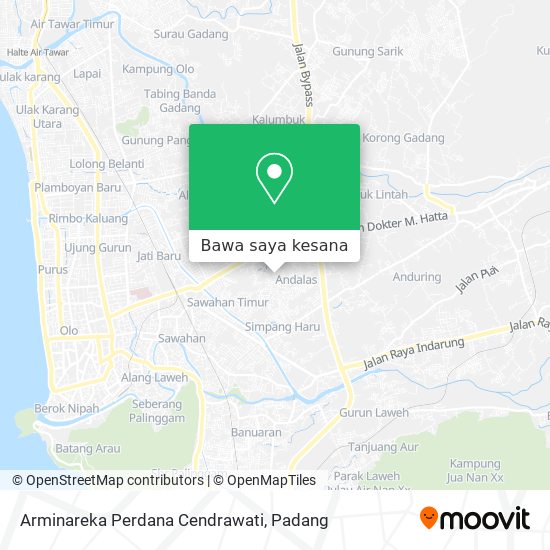 Peta Arminareka Perdana Cendrawati
