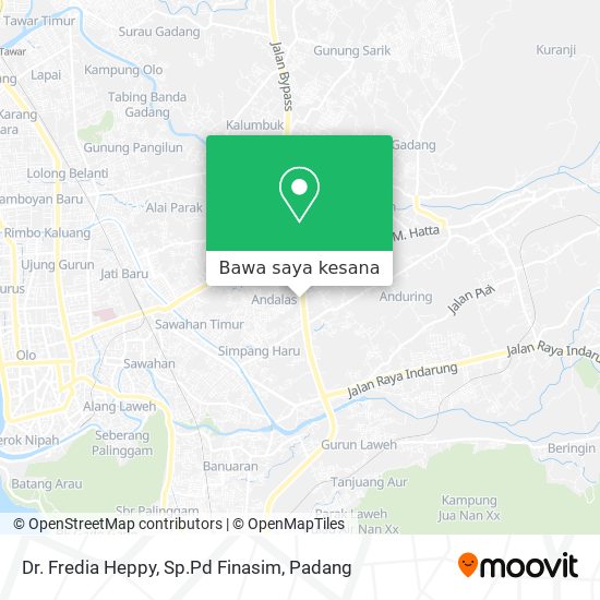 Peta Dr. Fredia Heppy, Sp.Pd Finasim