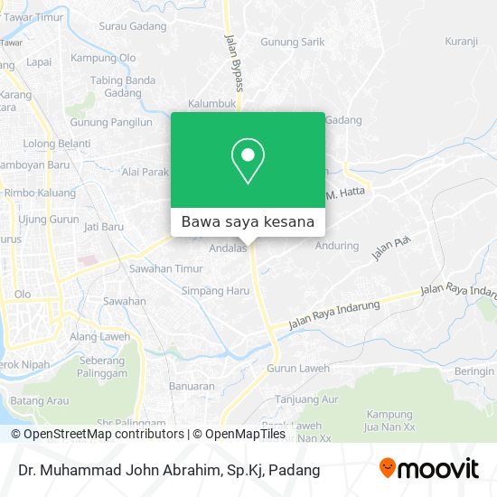 Peta Dr. Muhammad John Abrahim, Sp.Kj