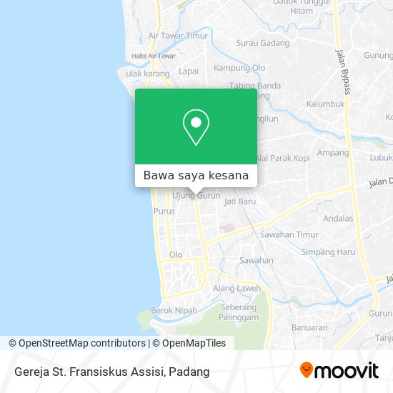 Peta Gereja St. Fransiskus Assisi