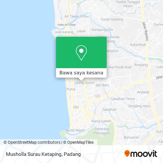 Peta Musholla Surau Ketaping