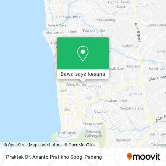 Peta Praktek Dr. Ananto Pratikno Spog