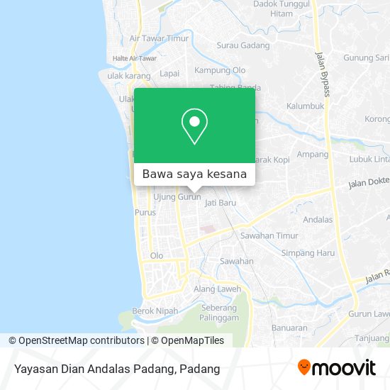 Peta Yayasan Dian Andalas Padang