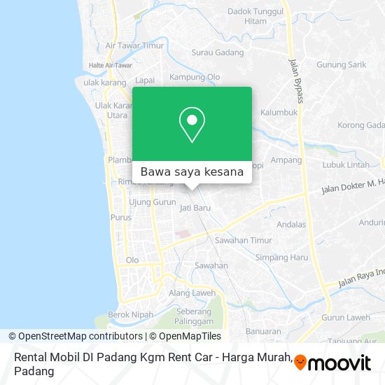 Peta Rental Mobil DI Padang Kgm Rent Car - Harga Murah