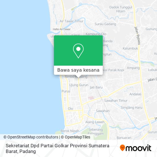 Peta Sekretariat Dpd Partai Golkar Provinsi Sumatera Barat