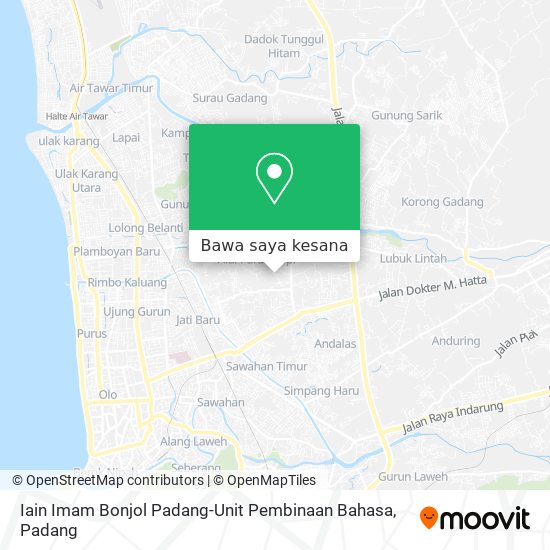 Peta Iain Imam Bonjol Padang-Unit Pembinaan Bahasa