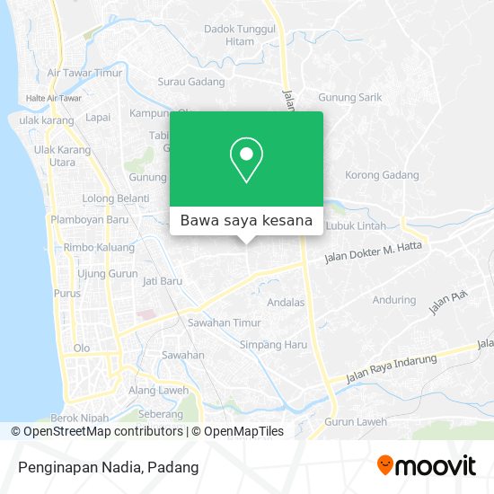 Peta Penginapan Nadia