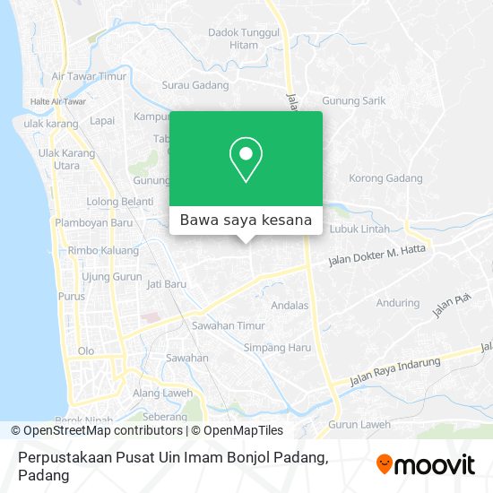 Peta Perpustakaan Pusat Uin Imam Bonjol Padang