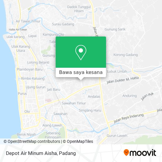 Peta Depot Air Minum Aisha