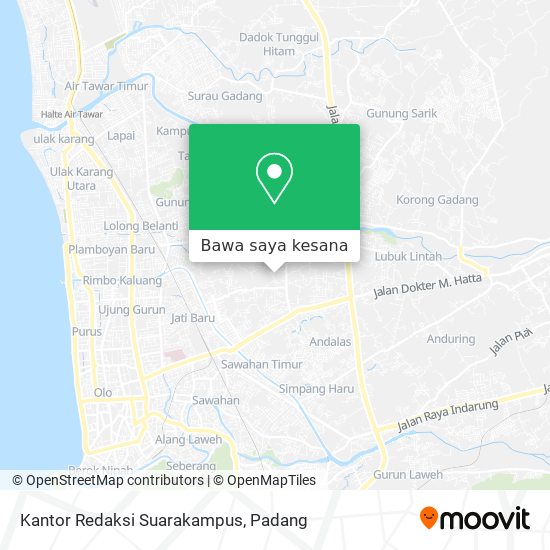 Peta Kantor Redaksi Suarakampus