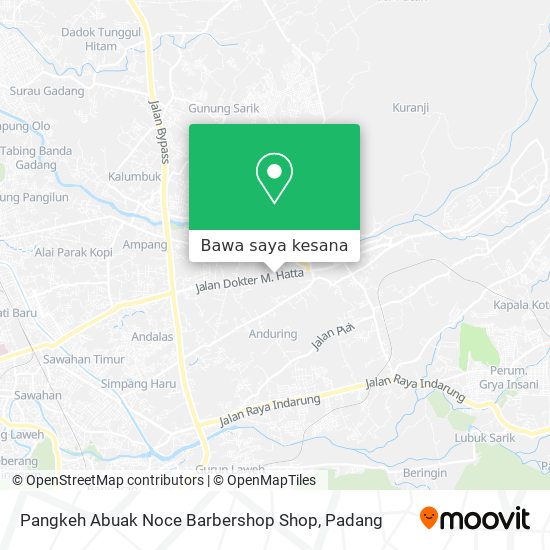 Peta Pangkeh Abuak Noce Barbershop Shop