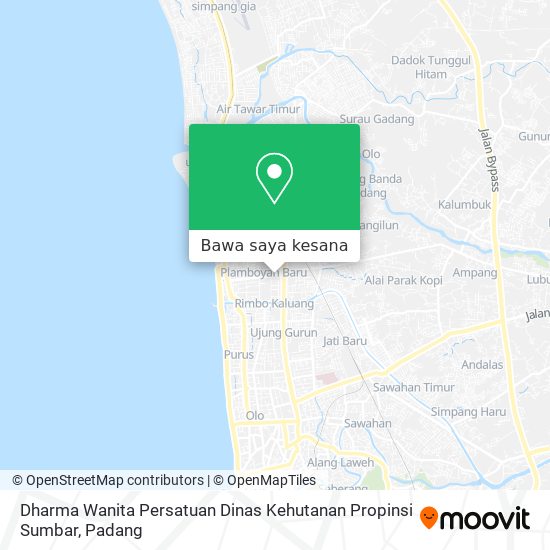 Peta Dharma Wanita Persatuan Dinas Kehutanan Propinsi Sumbar