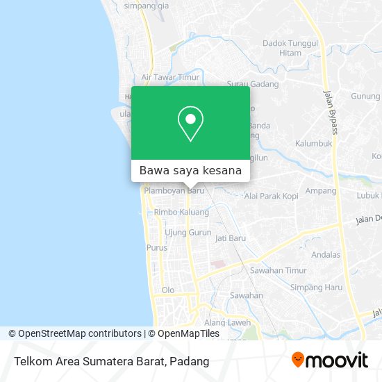 Peta Telkom Area Sumatera Barat