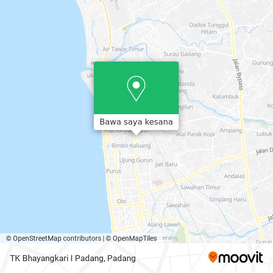 Peta TK Bhayangkari I Padang