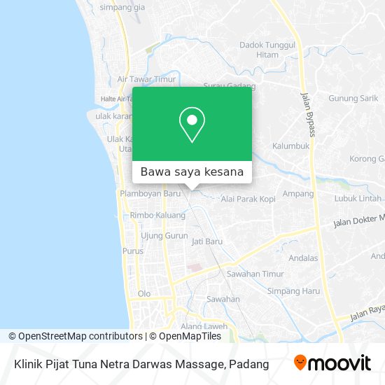 Peta Klinik Pijat Tuna Netra Darwas Massage