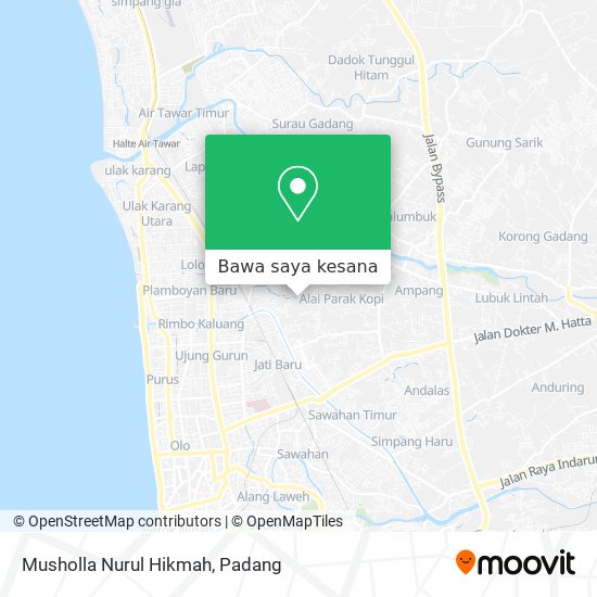 Peta Musholla Nurul Hikmah
