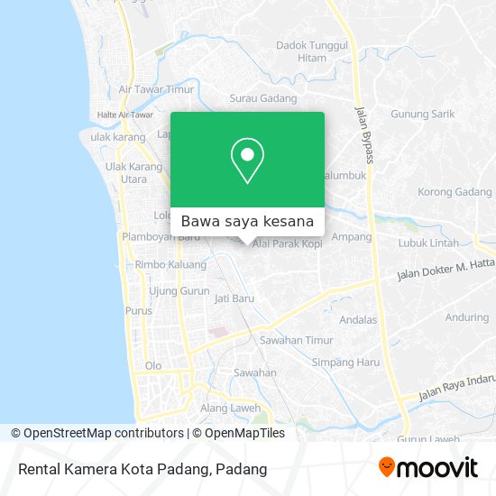 Peta Rental Kamera Kota Padang
