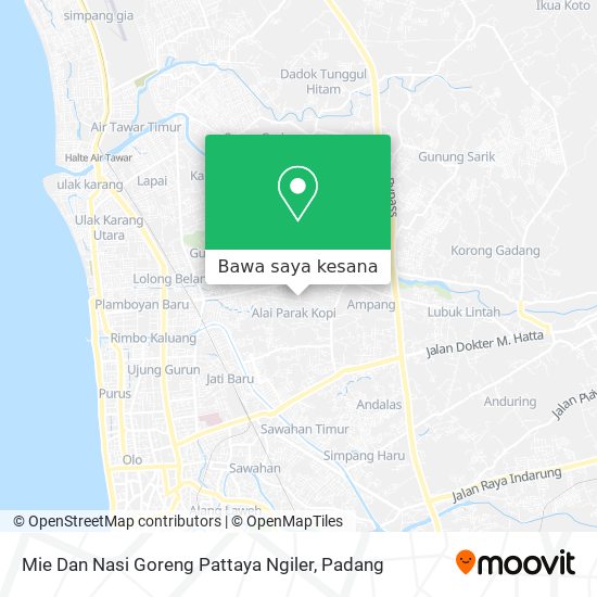 Peta Mie Dan Nasi Goreng Pattaya Ngiler