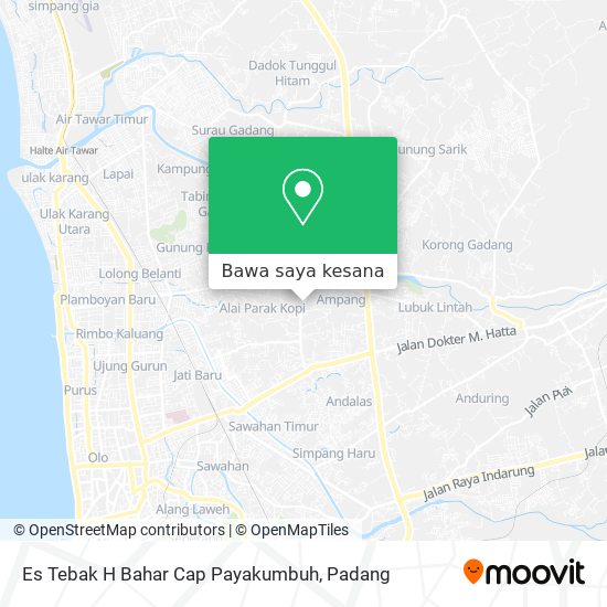 Peta Es Tebak H Bahar Cap Payakumbuh