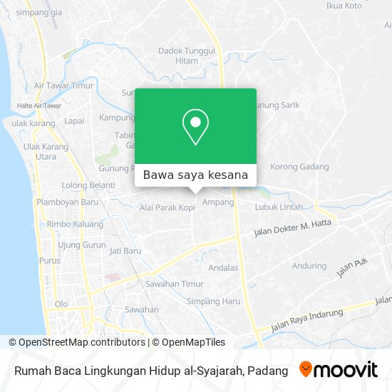 Peta Rumah Baca Lingkungan Hidup al-Syajarah
