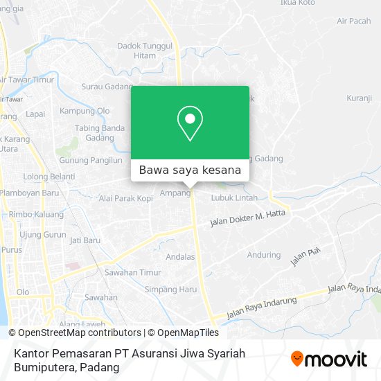 Peta Kantor Pemasaran PT Asuransi Jiwa Syariah Bumiputera