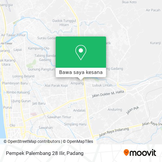 Peta Pempek Palembang 28 Ilir