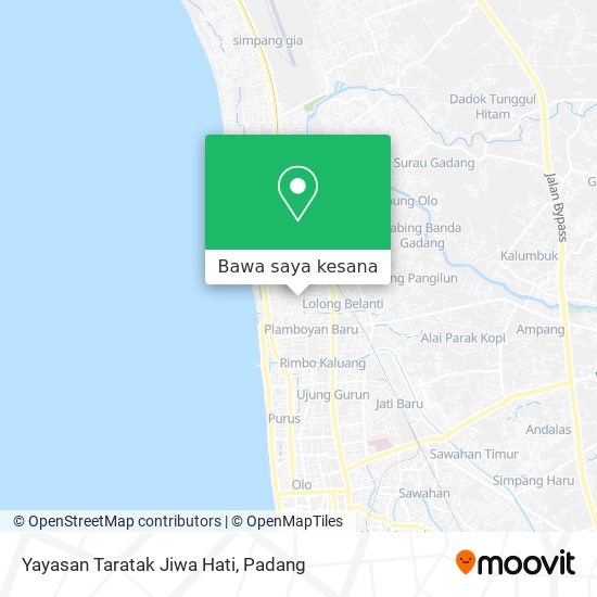 Peta Yayasan Taratak Jiwa Hati