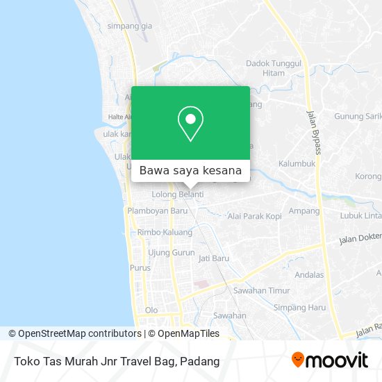 Peta Toko Tas Murah Jnr Travel Bag