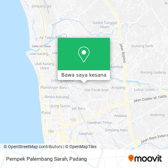 Peta Pempek Palembang Sarah