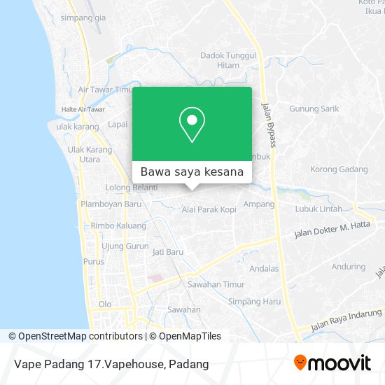Peta Vape Padang 17.Vapehouse